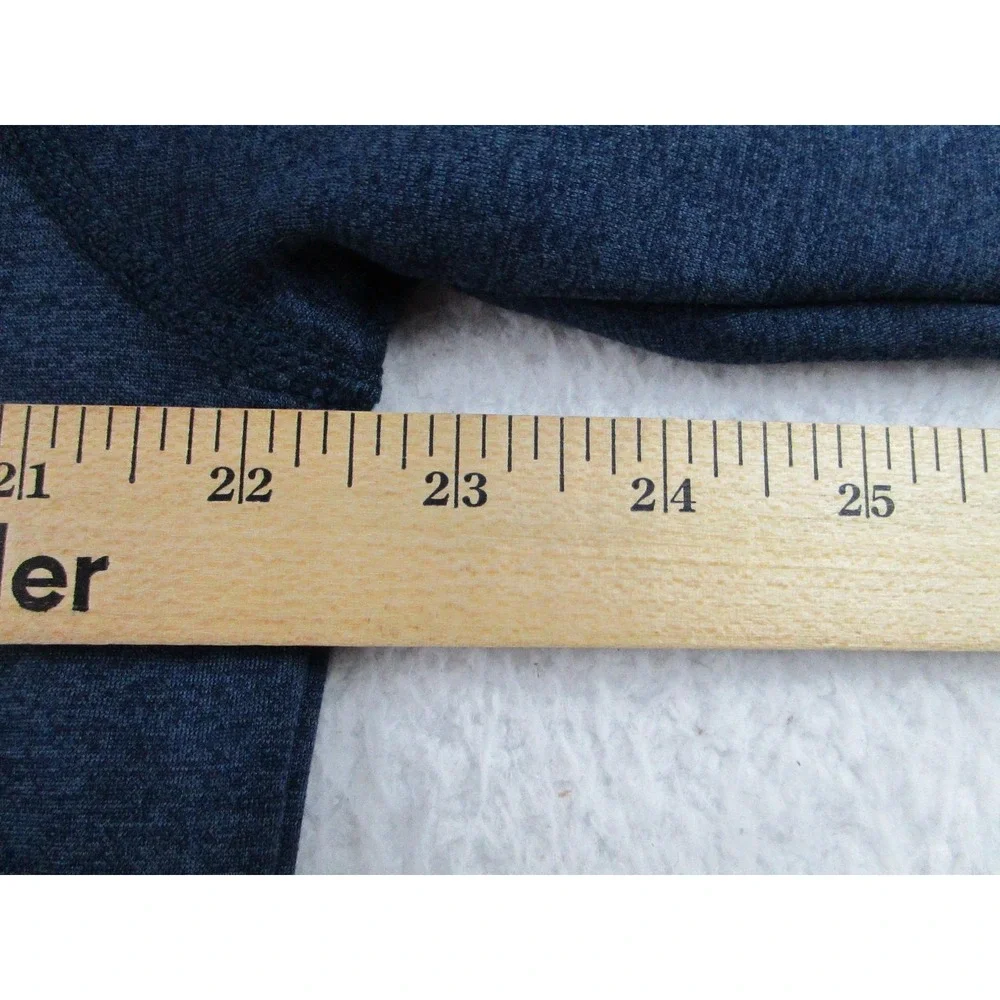 North Face Pullover Mens Large Blue‎ NSW Embroidered 1/4 Zip Fleece Outdoor L